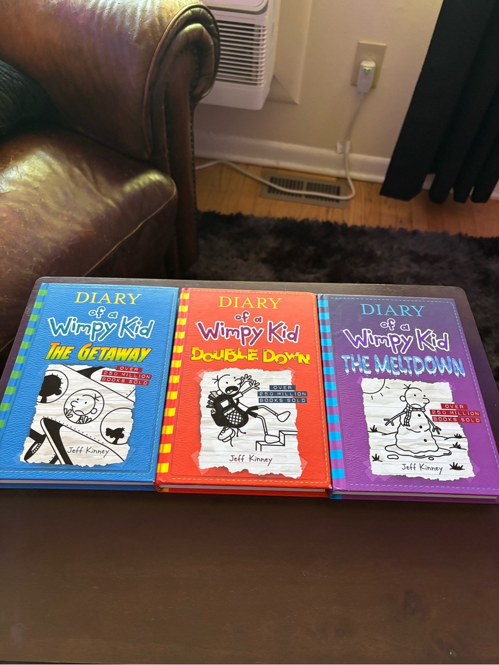 Diary of a Wimpy Kid Hardcover Book Bundle 3 Books with Childhood Nostalgia